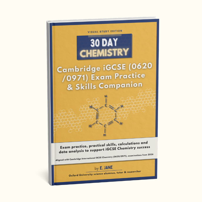 30 Day Chemistry: Complete Cambridge iGCSE (0620 / 0971) Exam Practice & Skills Companion