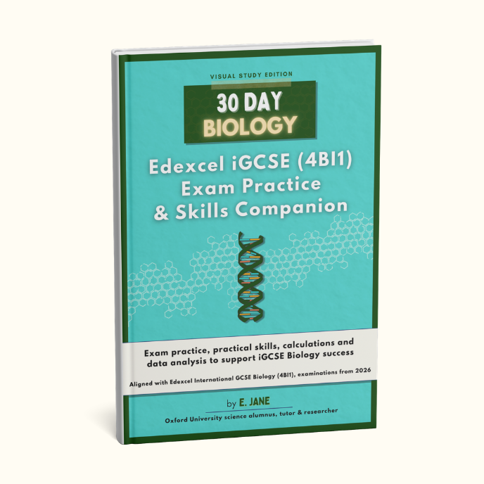 30 Day Biology: Complete Pearson Edexcel iGCSE (4BI1) Exam Practice & Skills Companion